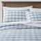 Cotton Gingham Comforter Set Threshold AllSeason Comfort Breathable Comforter Pillow Shams 3