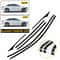 Glossy Black Chrome Delete Blackout Window Trims Car Side Stickers Durable Stylish Fits 7