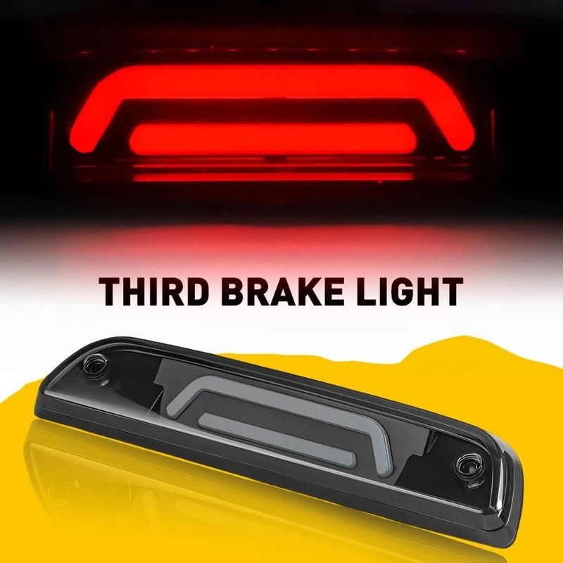 LED High Mount BrakeStop Light Smoked Lens Waterproof Third Brake Light For Vehicles 1