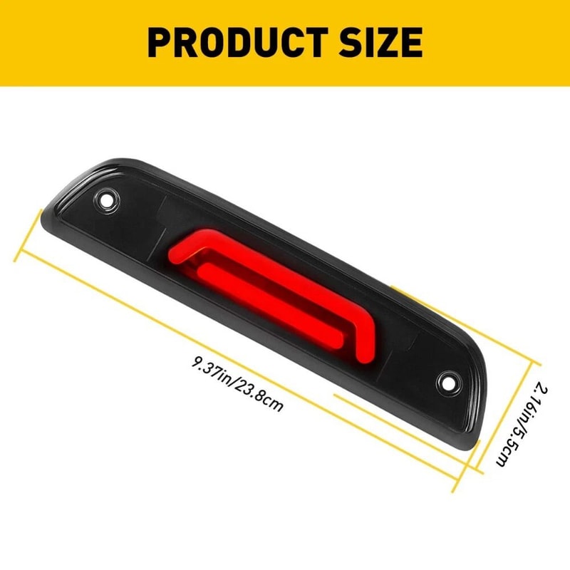 LED High Mount BrakeStop Light Smoked Lens Waterproof Third Brake Light For Vehicles 3