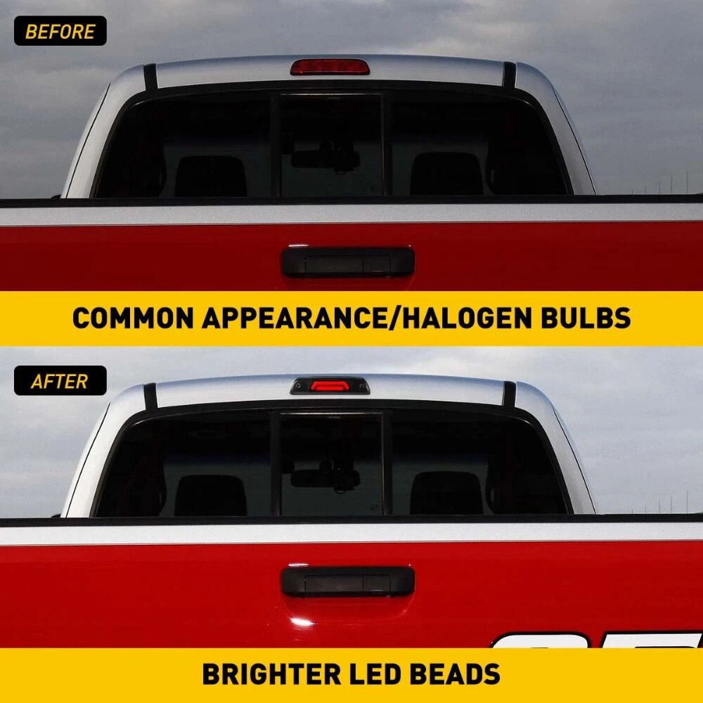 LED High Mount BrakeStop Light Smoked Lens Waterproof Third Brake Light For Vehicles 4