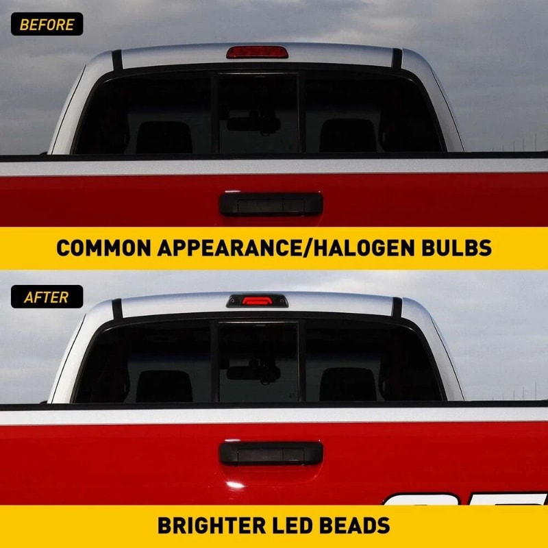 LED High Mount BrakeStop Light Smoked Lens Waterproof Third Brake Light For Vehicles 4