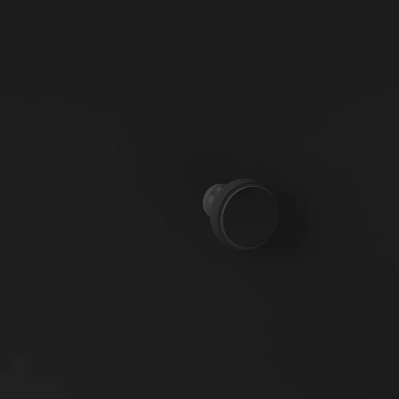 Threshold Windham Wood Top Kitchen Cart Black Shelves Drawer Casters Modern Kitchen Storage 4