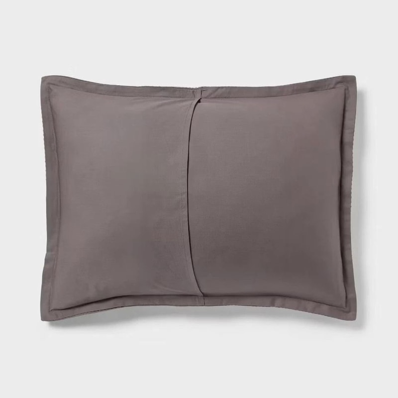 King Washed Waffle Weave Duvet Cover And Sham Set Dark Gray Midweight Cotton Cozy Bed Set For Ult 2