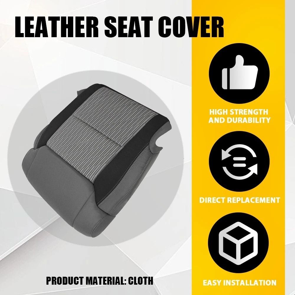 Cloth Seat Cover For Front Driver Bottom Fits Heated Power Seats 6