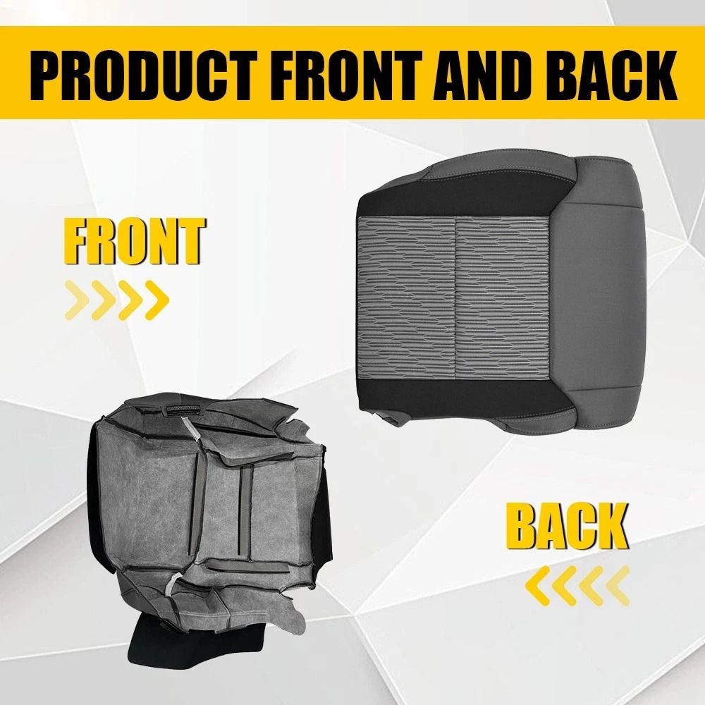 Cloth Seat Cover For Front Driver Bottom Fits Heated Power Seats 7