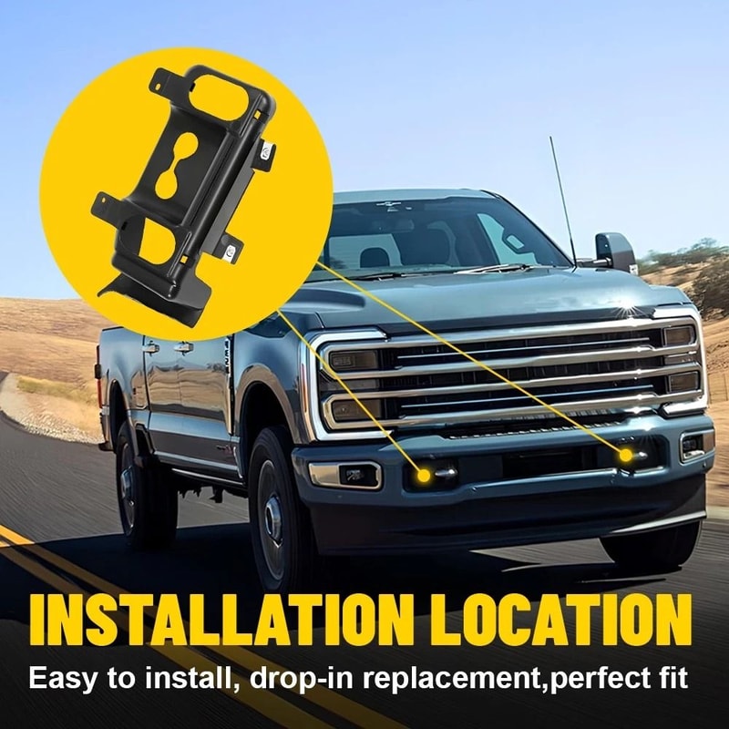 Front Bumper Tow Hook Trim Cover Panel Set Left And Right Replacement 5