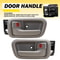 Toyota Tundra Inside Door Handle Bezels Front LH RH Side Durable Beige ABS Fitment Parts 1