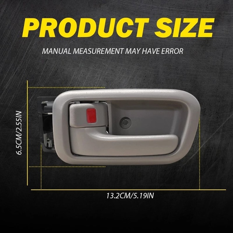 Toyota Tundra Inside Door Handle Bezels Front LH RH Side Durable Beige ABS Fitment Parts 2