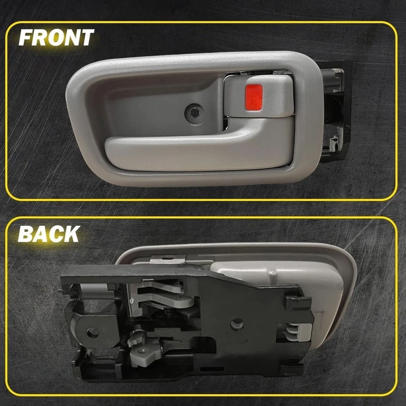 Toyota Tundra Inside Door Handle Bezels Front LH RH Side Durable Beige ABS Fitment Parts 3