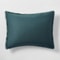 Heavyweight Linen Blend Comforter Sham Set KingCalifornia King Dark Teal Soft MachineWashable Comf 3