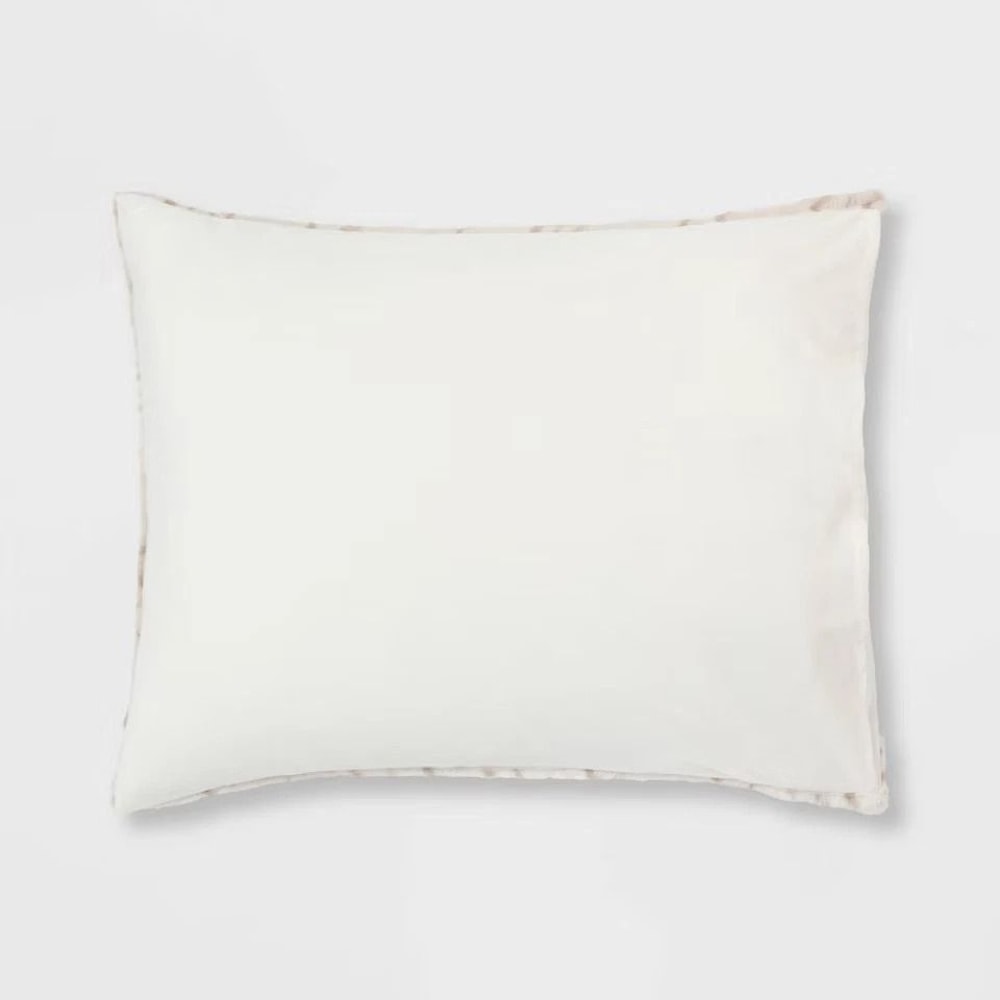 FullQueen Cotton Blend Sateen Duvet Cover Set Light Gray Sham Set MachineWashable And Luxuriously S 2