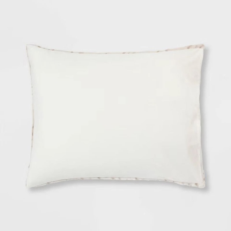 FullQueen Cotton Blend Sateen Duvet Cover Set Light Gray Sham Set MachineWashable And Luxuriously S 2