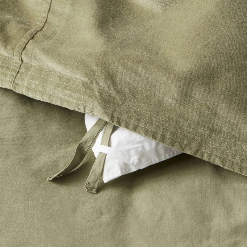 FullQueen Velvet Duvet Cover Sham Set Green Threshold Elegant Cotton Velvet Bedding Soft Comfort 2