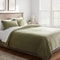 FullQueen Velvet Duvet Cover Sham Set Green Threshold Elegant Cotton Velvet Bedding Soft Comfort 5