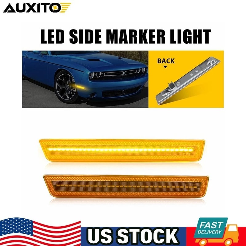 Front Side Marker Corner Light Lamp Set Waterproof With Bulb High Brightness LED EnergySaving 10