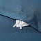 Threshold FullQueen Washed Cotton Sateen Duvet Cover And Sham Set Indigo Soft Cotton Comfort Zipper 2