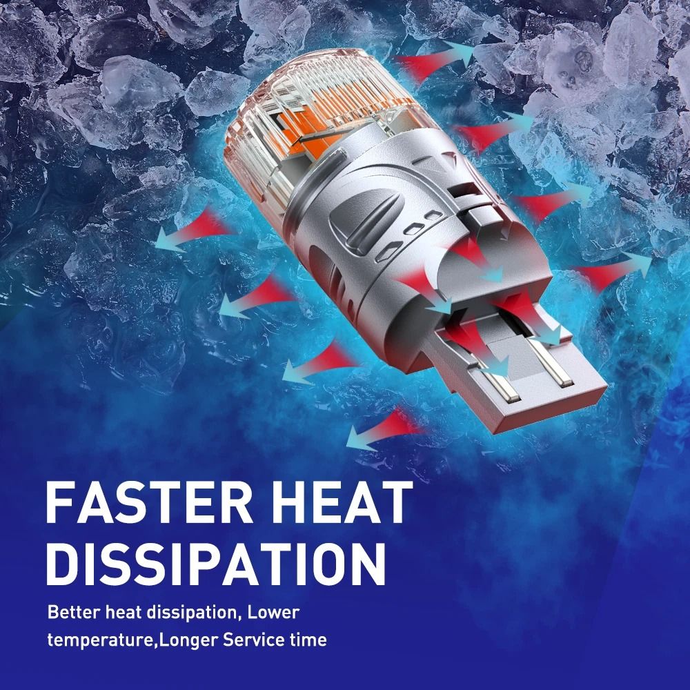 Front Turn LED Blinker Signal Light Anti Hyper Flash Bulb Crisp Brightness LongLasting And Energy 1