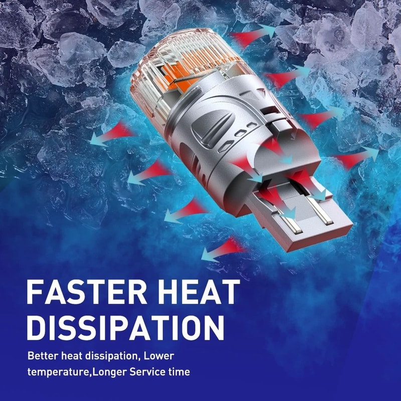 Front Turn LED Blinker Signal Light Anti Hyper Flash Bulb Crisp Brightness LongLasting And Energy 1