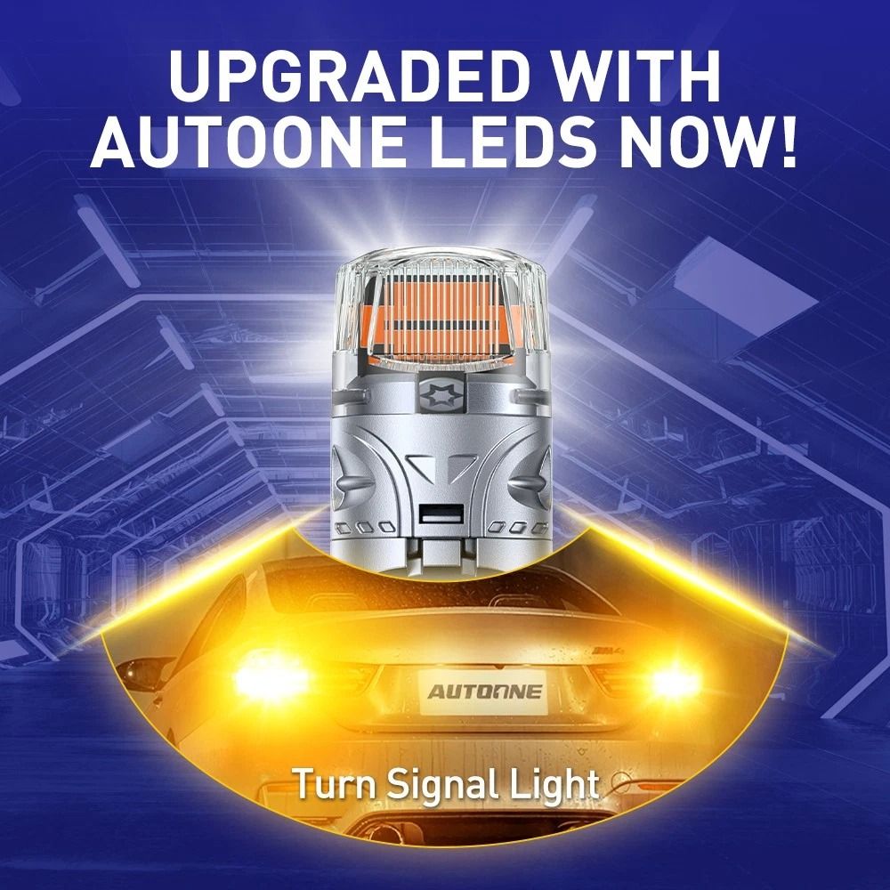 Front Turn LED Blinker Signal Light Anti Hyper Flash Bulb Crisp Brightness LongLasting And Energy 2