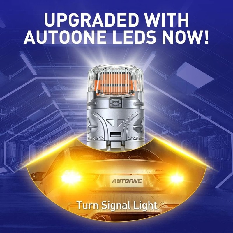 Front Turn LED Blinker Signal Light Anti Hyper Flash Bulb Crisp Brightness LongLasting And Energy 2