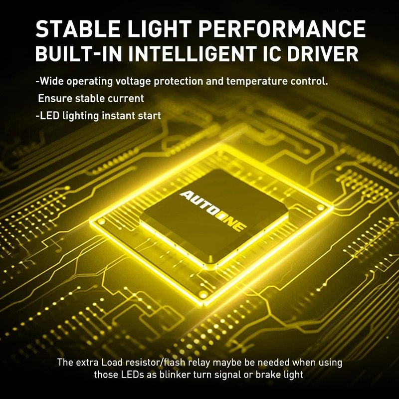 Front Turn LED Blinker Signal Light Anti Hyper Flash Bulb Crisp Brightness LongLasting And Energy 8