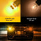 ErrorFree Amber LED Turn Signal Parking Light Bulbs ED Style Durable Automotive Lighting 7