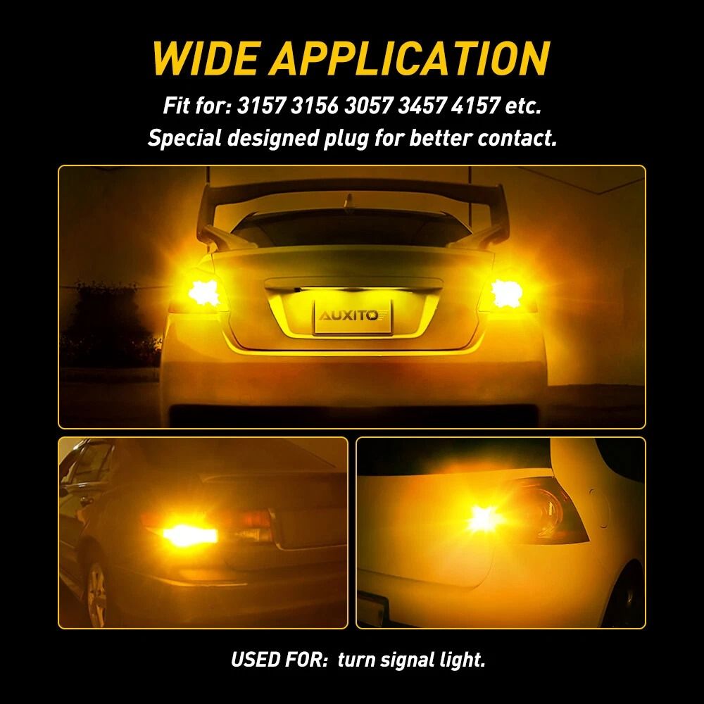 LED Turn Signal Bulbs AntiHyper Flash 360 Lighting 4
