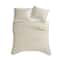 King Quilt Set Khaki Soft Cotton Sateen Elegant Bedding Set King Size Quilts With 2 Pillow Shams Ye 3