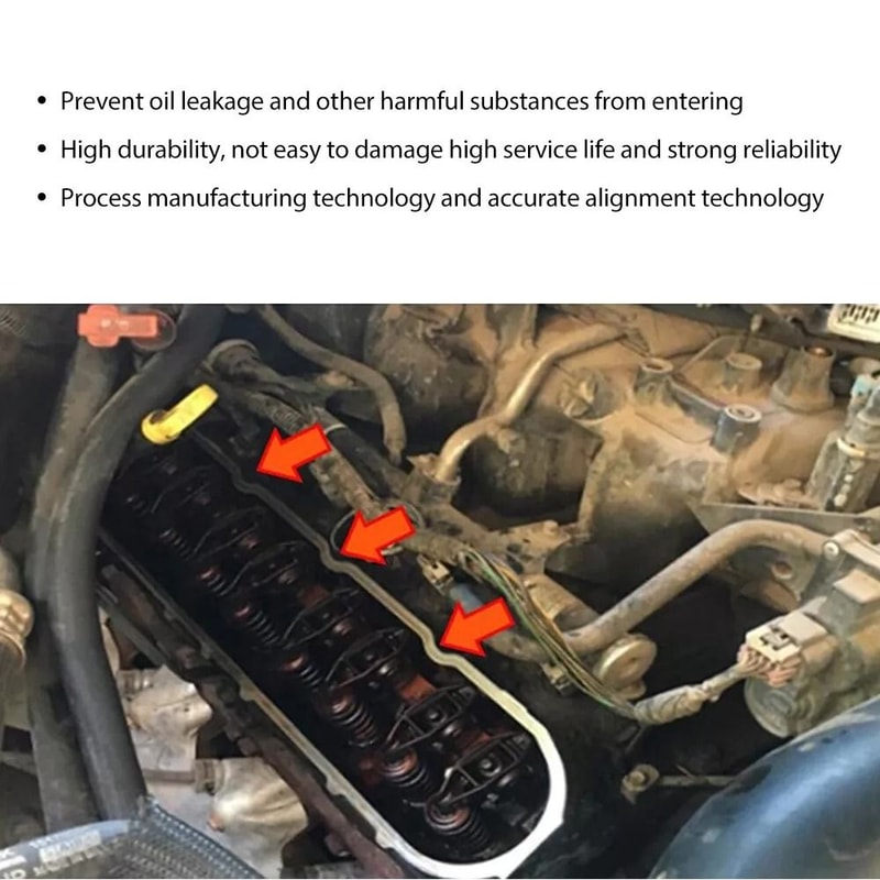 For GM Engine Valve Cover Gasket Rubber Replacement Superior Sealing Fits 7