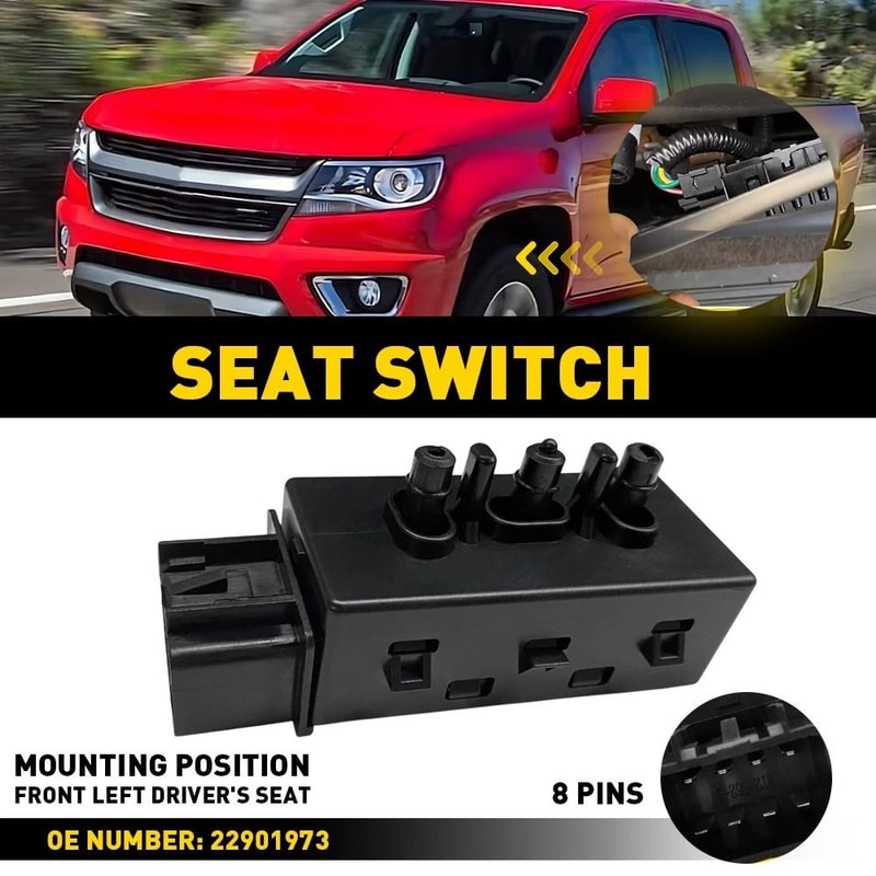 Power Seat Switch Durable And Reliable Power Seat Replacement Easy PlugandPlay Seat Switch For Vehi 8