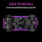 LED Under Car Glow System RGB Neon Tube Kit Underglow Underbody Lights MultiColor Music Sync Lighti 8