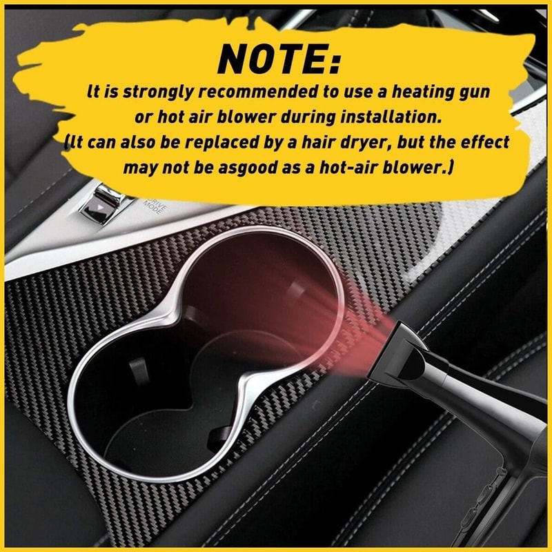 Full Interior Carbon Fiber Kit Set Cover Trim Premium Gear Shift Protection Easy Installation Perfe 4