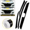 Blackout Overlay Front Grill Trim Chrome Delete For Custom Car Styling Durable Gloss Black Vinyl Pe 5