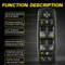 Power Window Control Switch For Driver Side Master Durable Perfect Fit Replacement 6