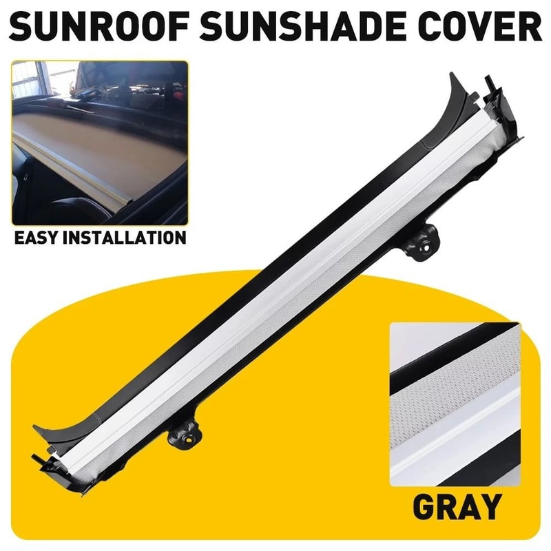 New Gray Car Sunshade Cover For Sunroof Effective Curtain Durable And HighQuality Vehicle Accessory 10