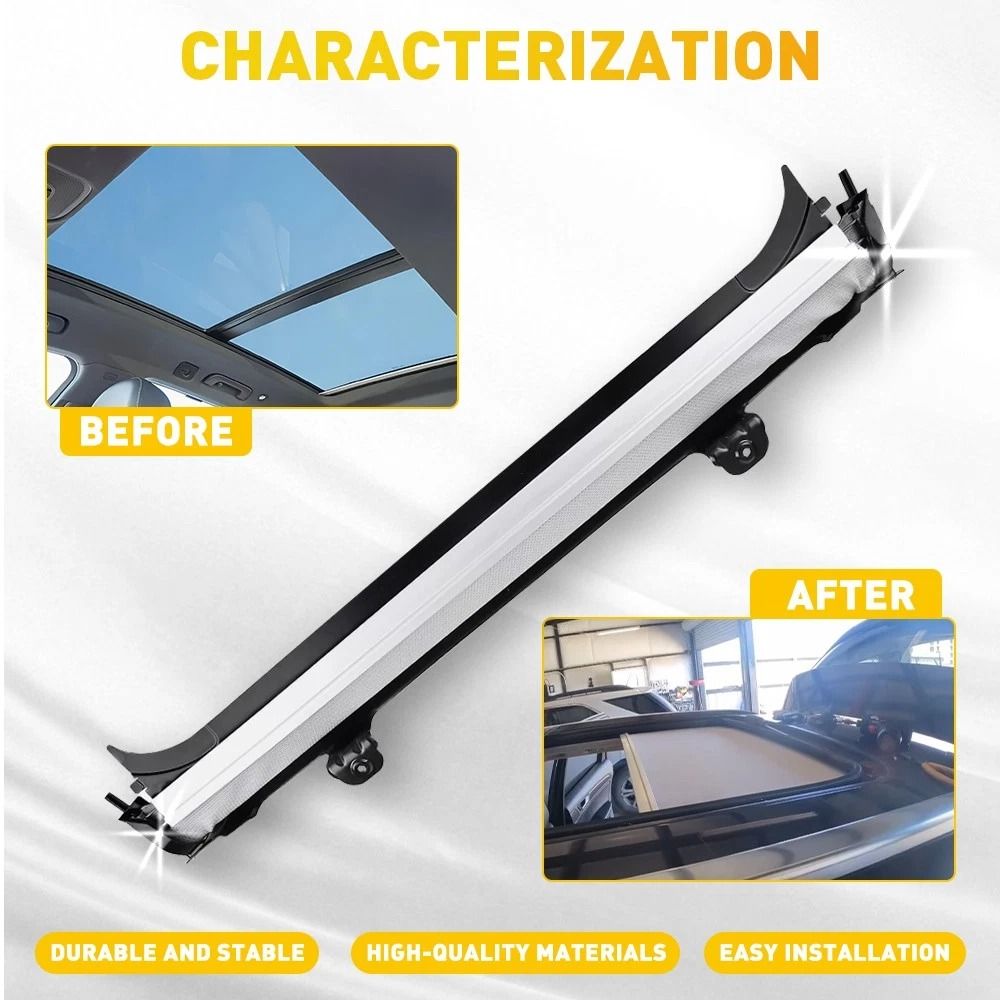 New Gray Car Sunshade Cover For Sunroof Effective Curtain Durable And HighQuality Vehicle Accessory 6