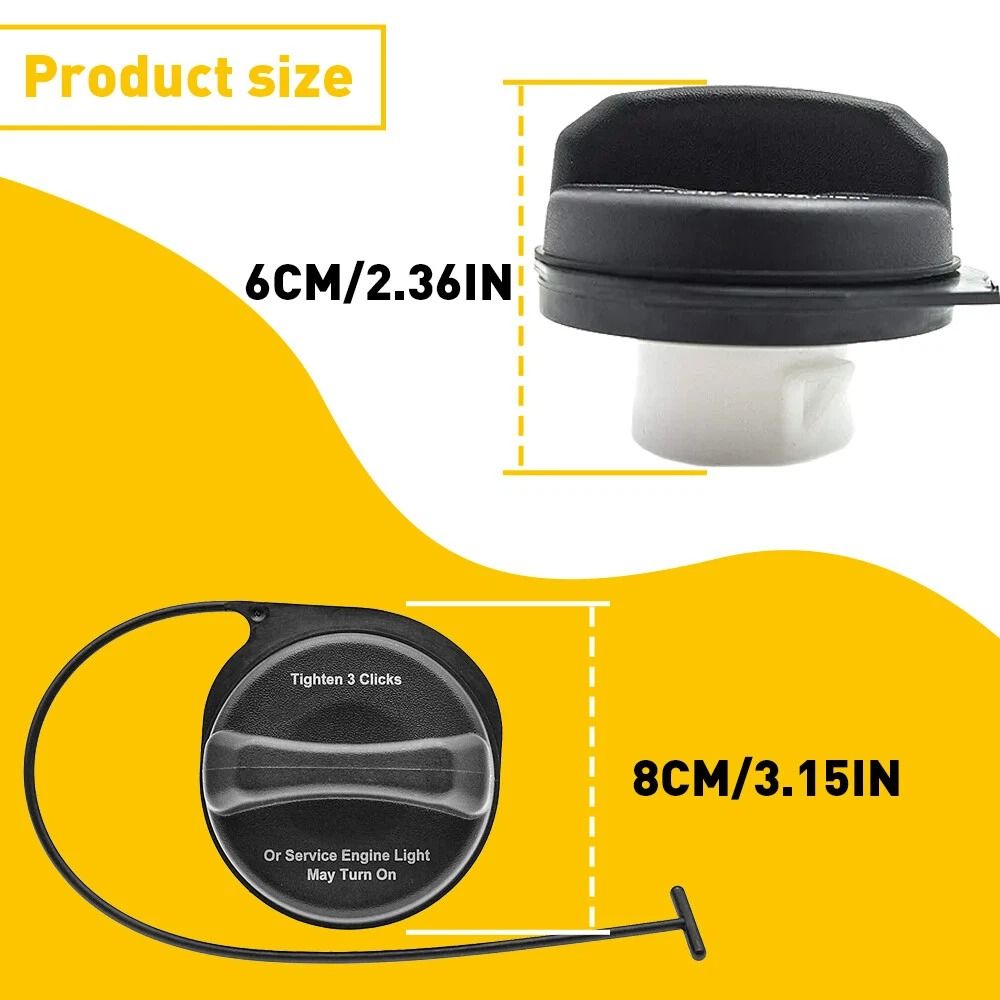 GM Silverado Fuel Gas Tank Filler Cap WTether HighQuality Replacement Easy Installation 2