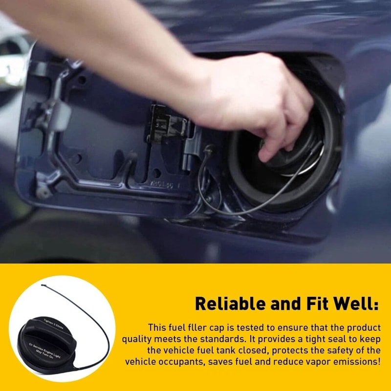 GM Silverado Fuel Gas Tank Filler Cap WTether HighQuality Replacement Easy Installation 5