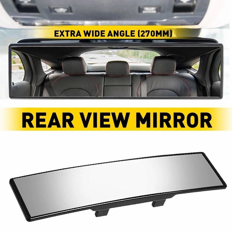 Clear View Wide Angle Rear View Mirror Car Interior Panoramic Mirror For Better Visibility 1
