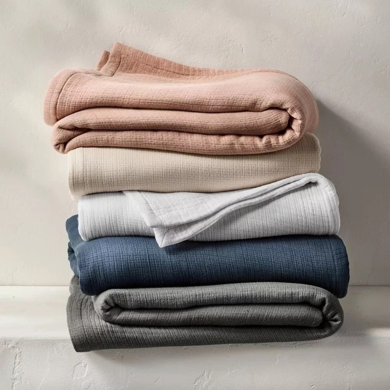 FullQueen Blanket In Rayon From Bamboo Light Adobe Clay Stylish Cozy EcoConscious 1