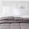 Washed Microfiber FullQueen Reversible Comforter Dark Gray Down Alternative Filling Soft Comfortab 1