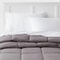 Washed Microfiber FullQueen Reversible Comforter Dark Gray Down Alternative Filling Soft Comfortab 1