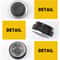 HighQuality Switch Knob Heater For Climate Control Black Button ABS Plastic Aluminum Alloy 3