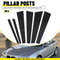 Glossy Black Black Pillar Posts Set Of Door Trim For Car Exterior Stylish And Durable Window Pillar 10