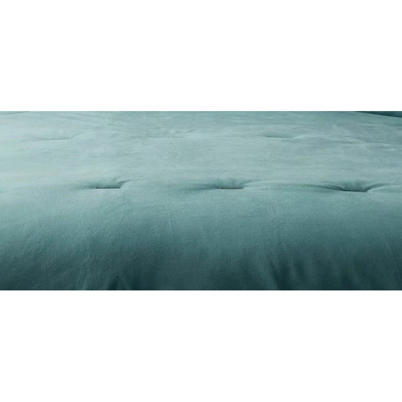 Velvet Kids Quilt In Twilight Green FullQueen Size YearRound Comfort MachineWashable 3