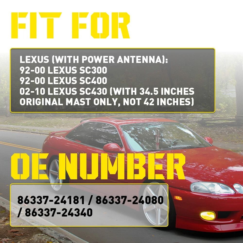 Genuine Lexus Antenna Rod Mast Cable Radio Replacement Brand New Durable 4