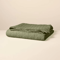 Lightweight FullQueen Reversible Quilt Tonal Green With Diamond Stitching Thread Count Polyester Fi 2