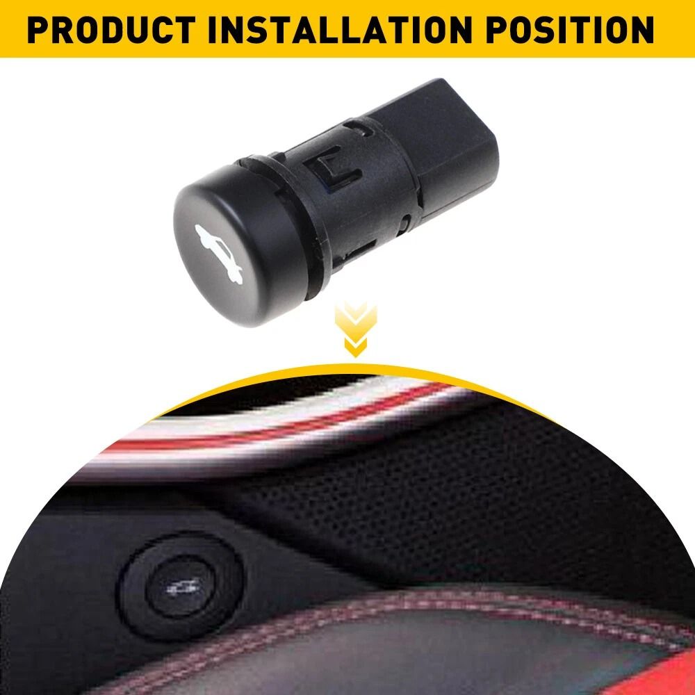 Rear Trunk Release Lock Button Switch Direct Replacement Superior Durability Easy Installation 6