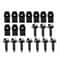 Truck Body Bolts UNut Clips Black Finish Durable Metal Simple Installation 0